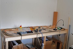 Onderlaag in opbouw.