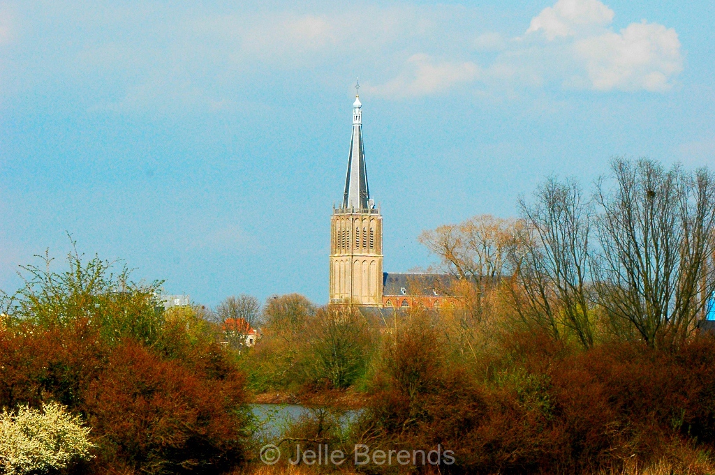Zicht op de Martinitoren van Doesburg